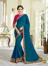 Rama Green Colour Latest Designer Fancy Wedding Wear Designer Cord And Zari Embroidery Work Heavy Saree Collection 10117